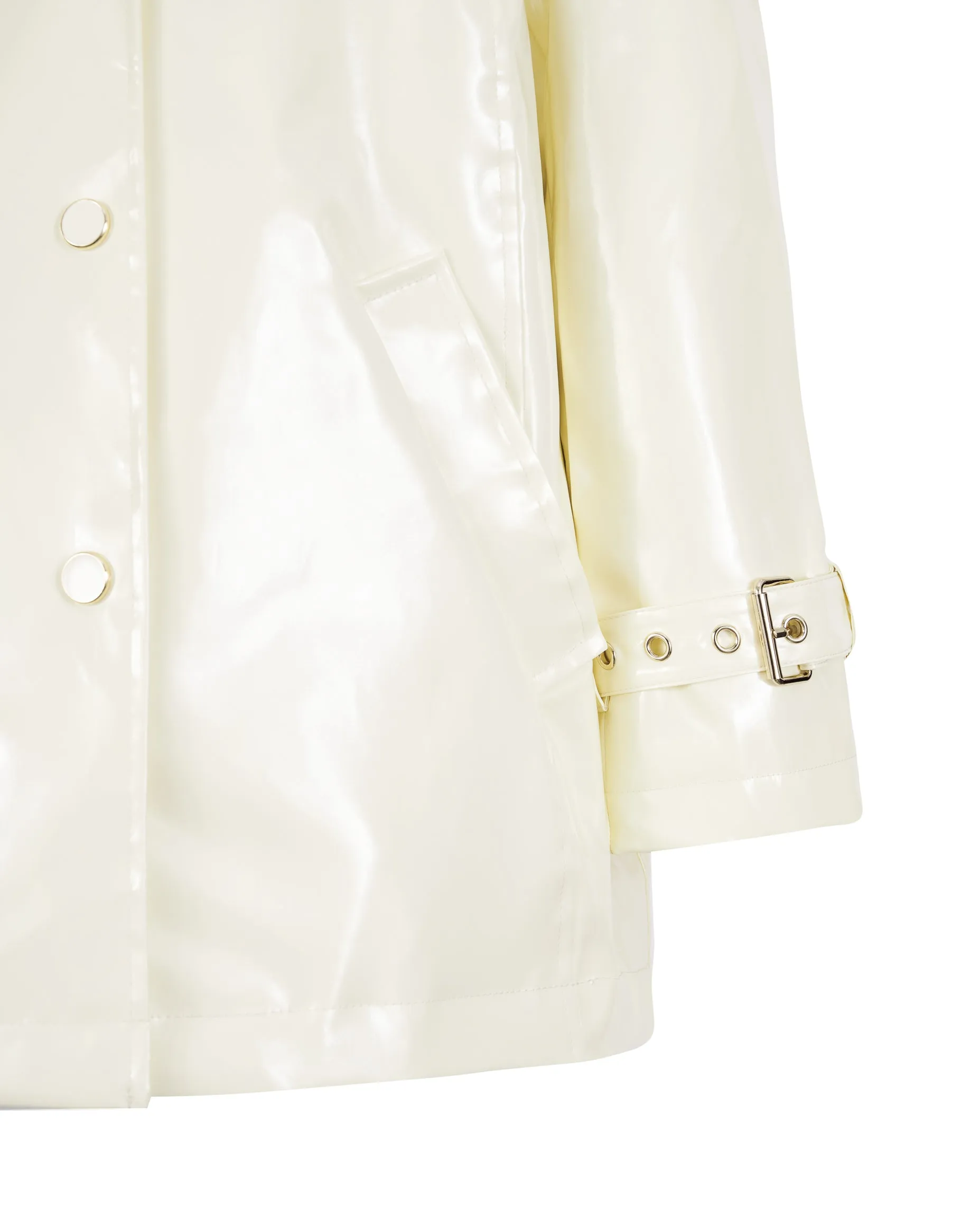 Slicker Trench Jacket - Daisy Petal