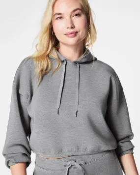 Spanx AirEssentials Cinched Hoodie - Medium Grey Heather