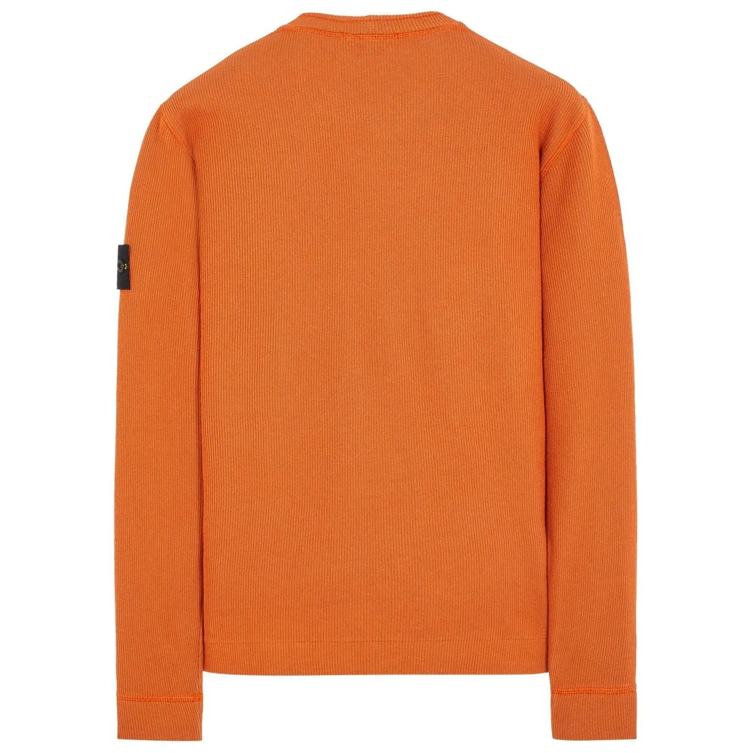 Stone Island Ribbed Crewneck Sweatshirt Sienna Brown