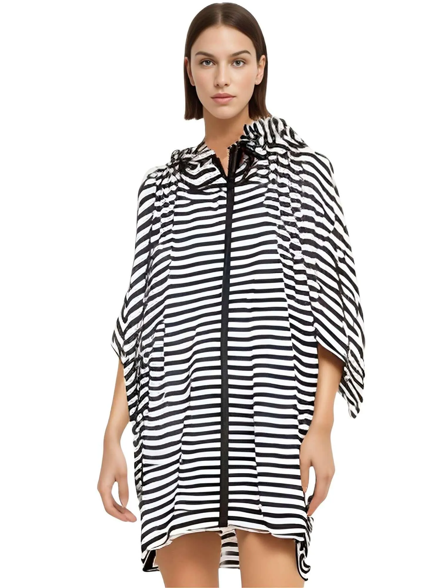 Women's Hooded Raincoat Waterproof Poncho