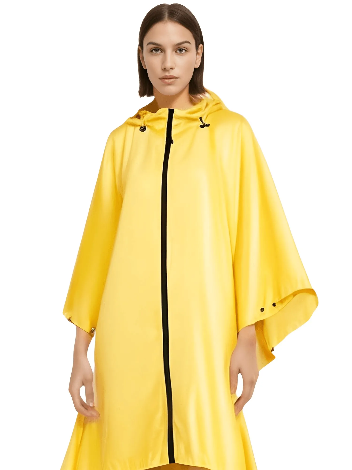 Women's Hooded Raincoat Waterproof Poncho