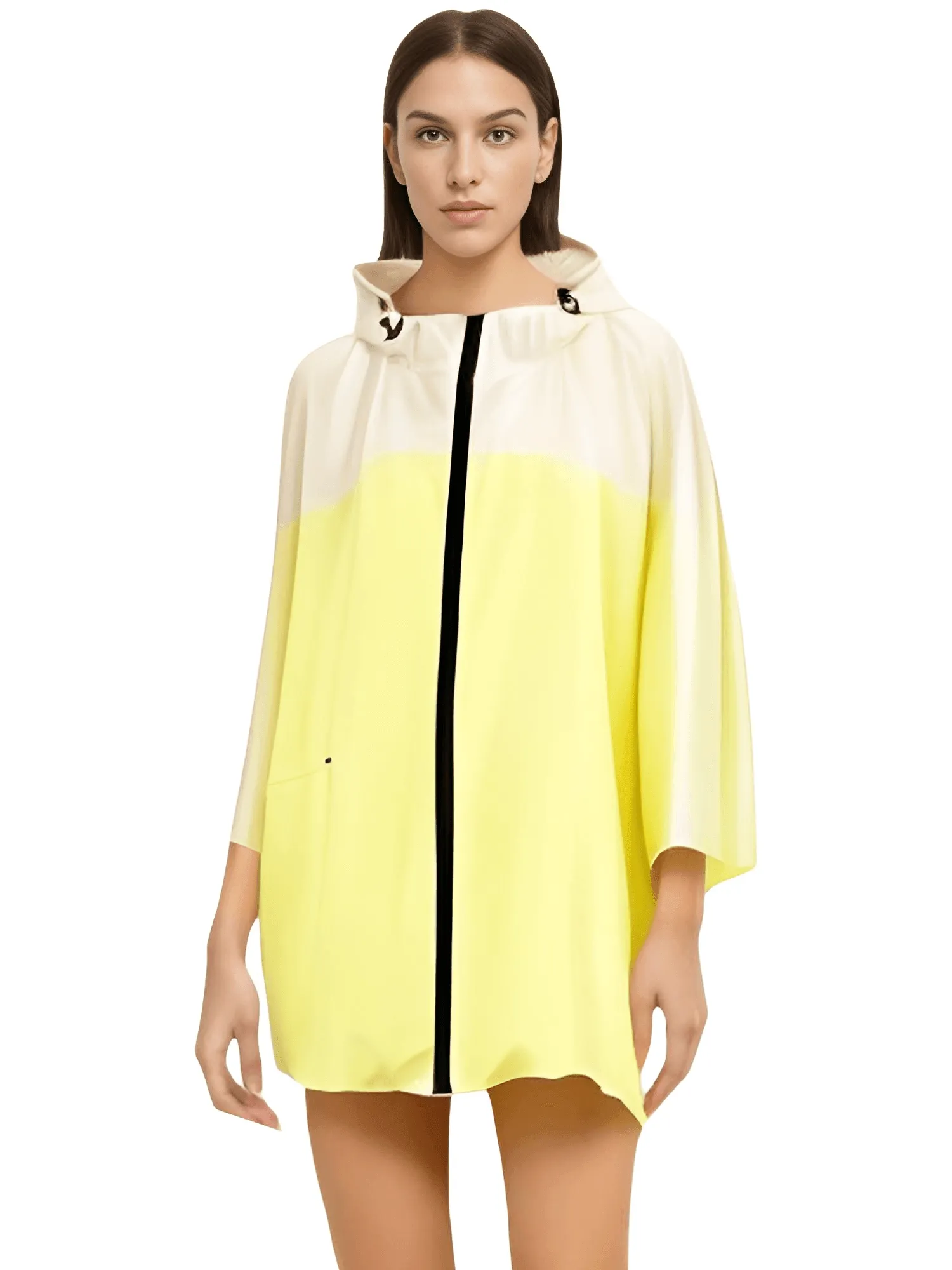 Women's Hooded Raincoat Waterproof Poncho