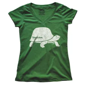 Women's Take It Slow V-neck T-shirt