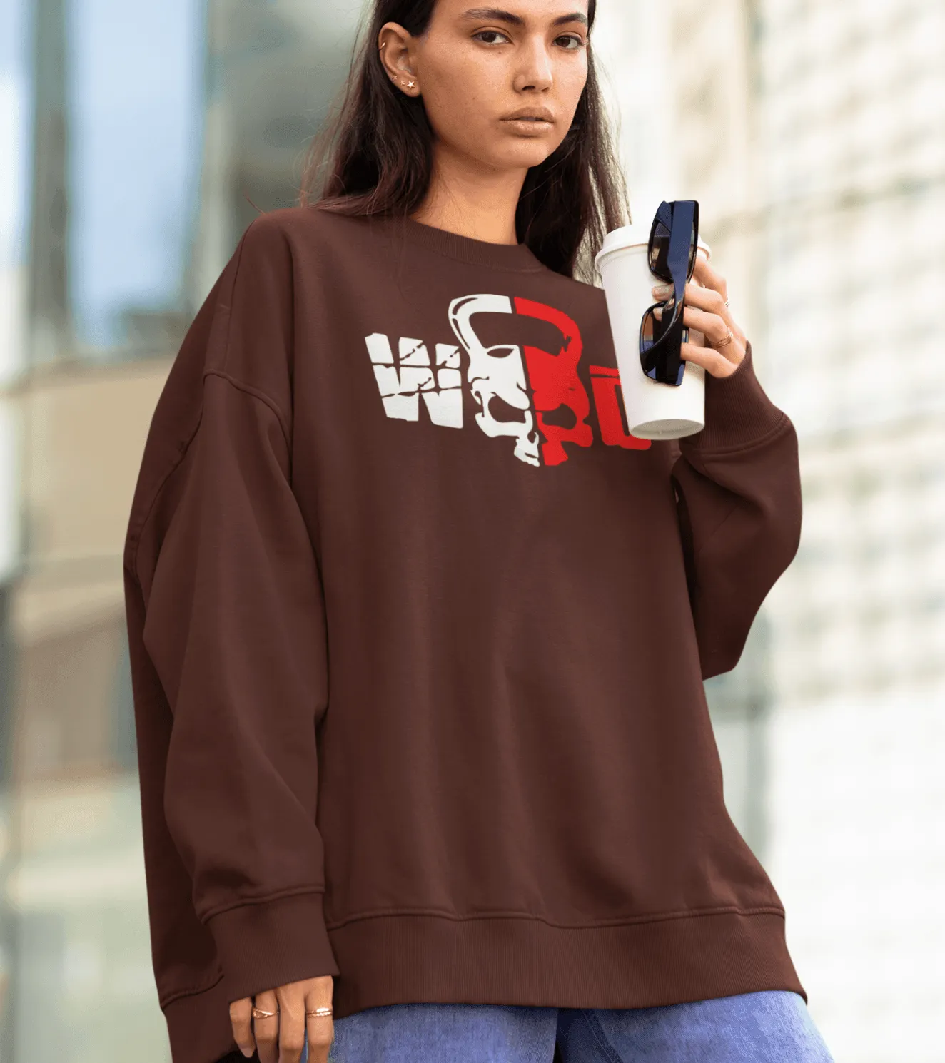 Women's  WOD Sweatshirt (Brown)