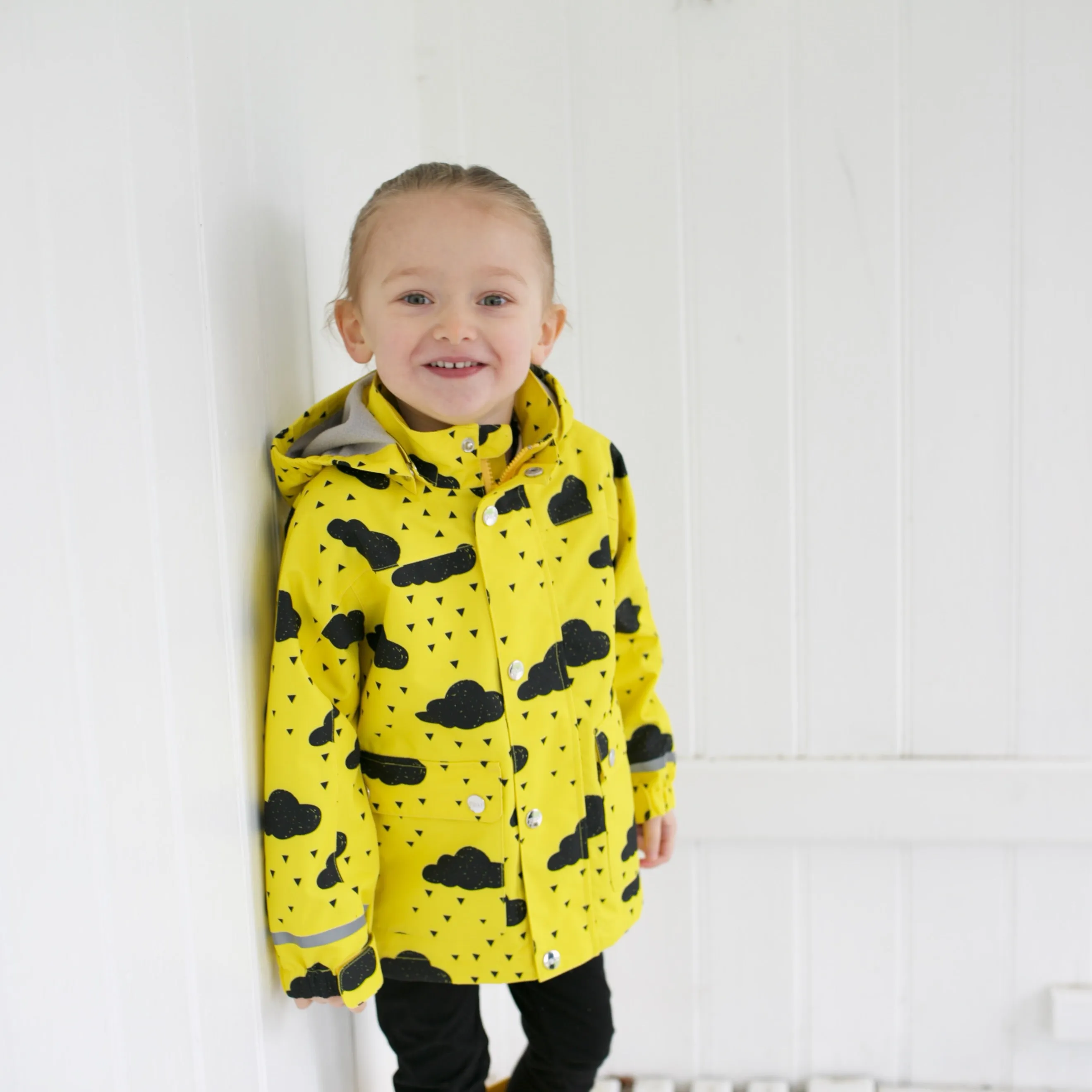 Yellow cloud Raincoat 0-9 Years